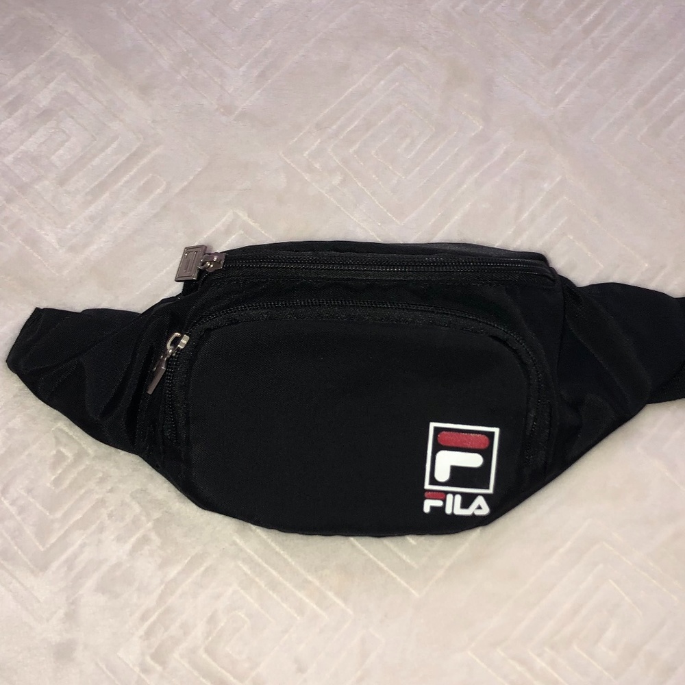 Fila Black Fanny Pack with Adjustable Straps